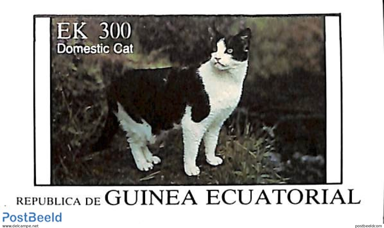 Equatorial Guinea 1976 Housecat S/s, Mint NH, Nature - Cats - Äquatorial-Guinea