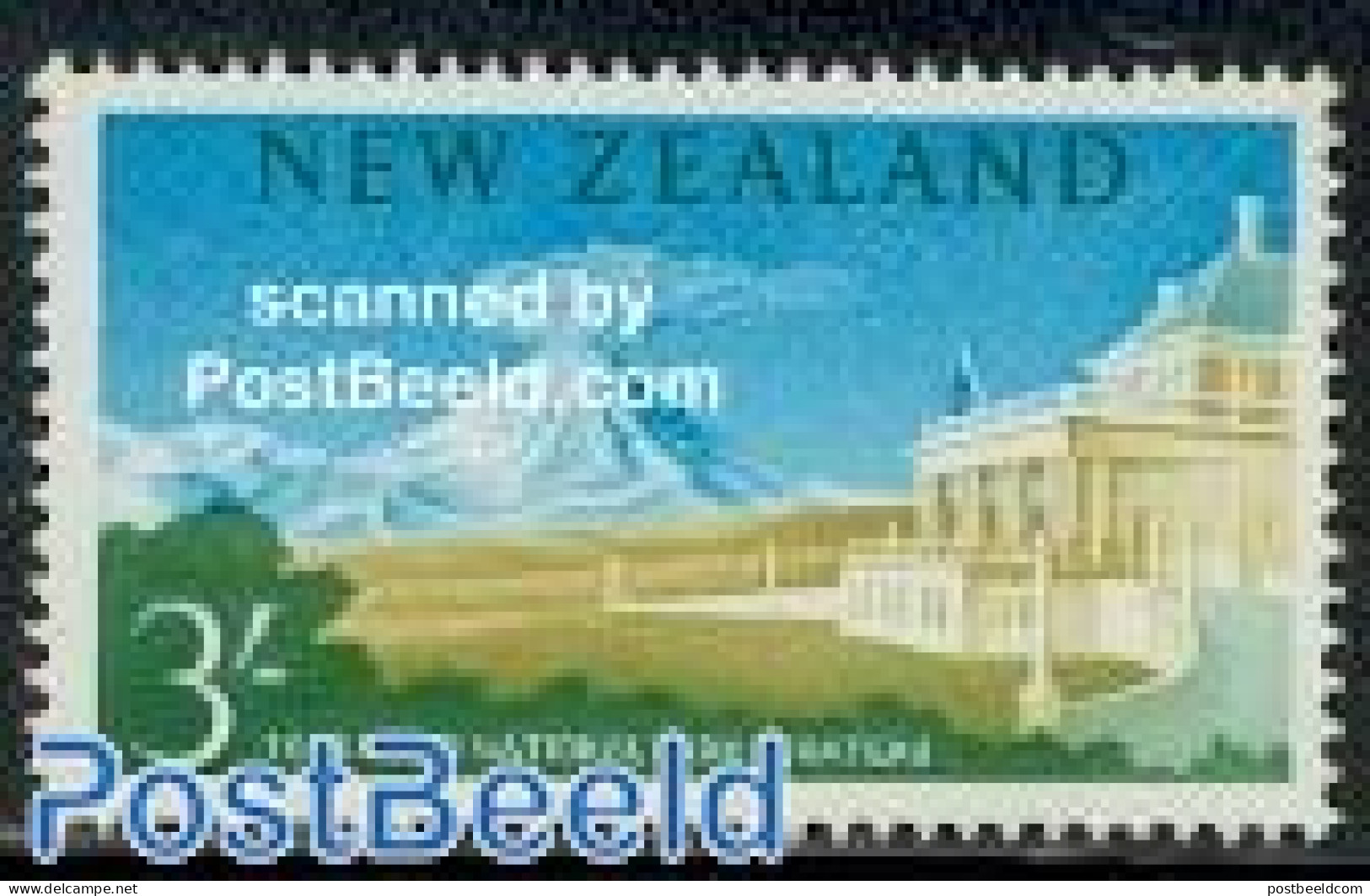 New Zealand 1964 Definitive 1v, Mint NH, History - Nature - Various - Geology - Hotels - Ongebruikt