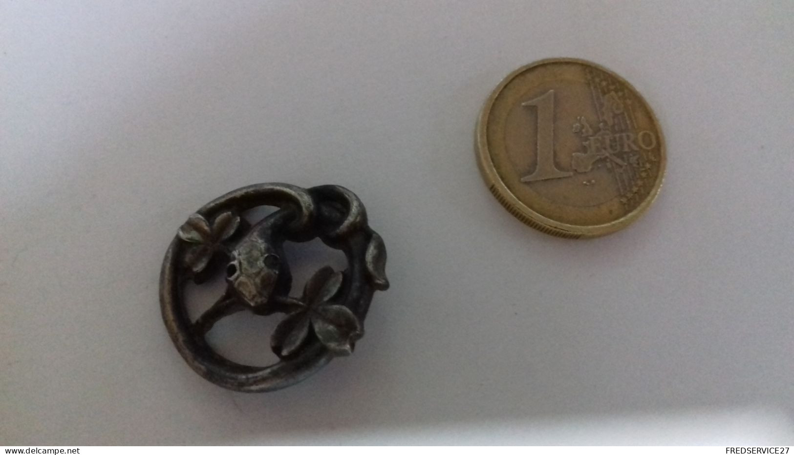 B18 / BROCHE ANCIENNE METAL OU AUTRE SERPENT MANQUE LE FERMOIR - Broches