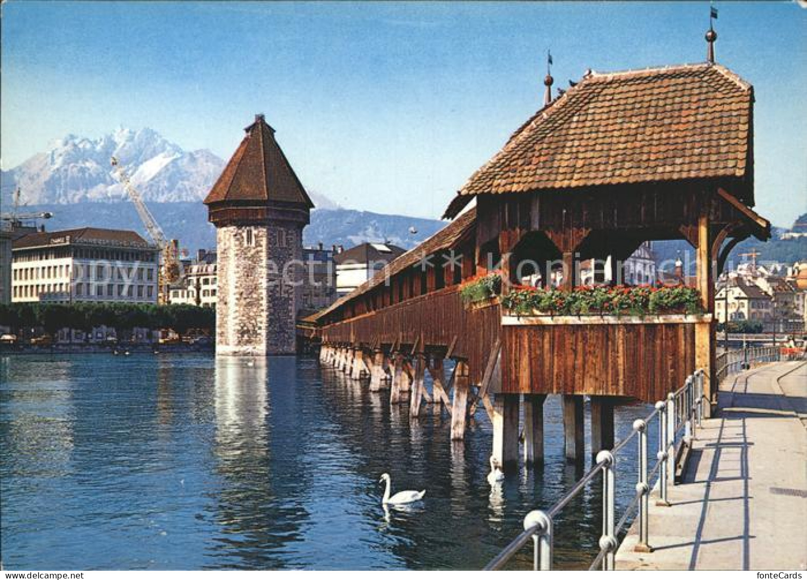 11891332 Luzern LU Kapellbruecke Mit Wasserturm Luzern - Otros & Sin Clasificación