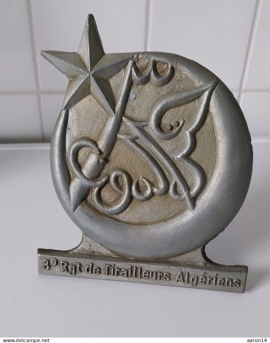 Insigne Stèle 3rta Tirailleurs Algériens 3dia Libération - 1939-45