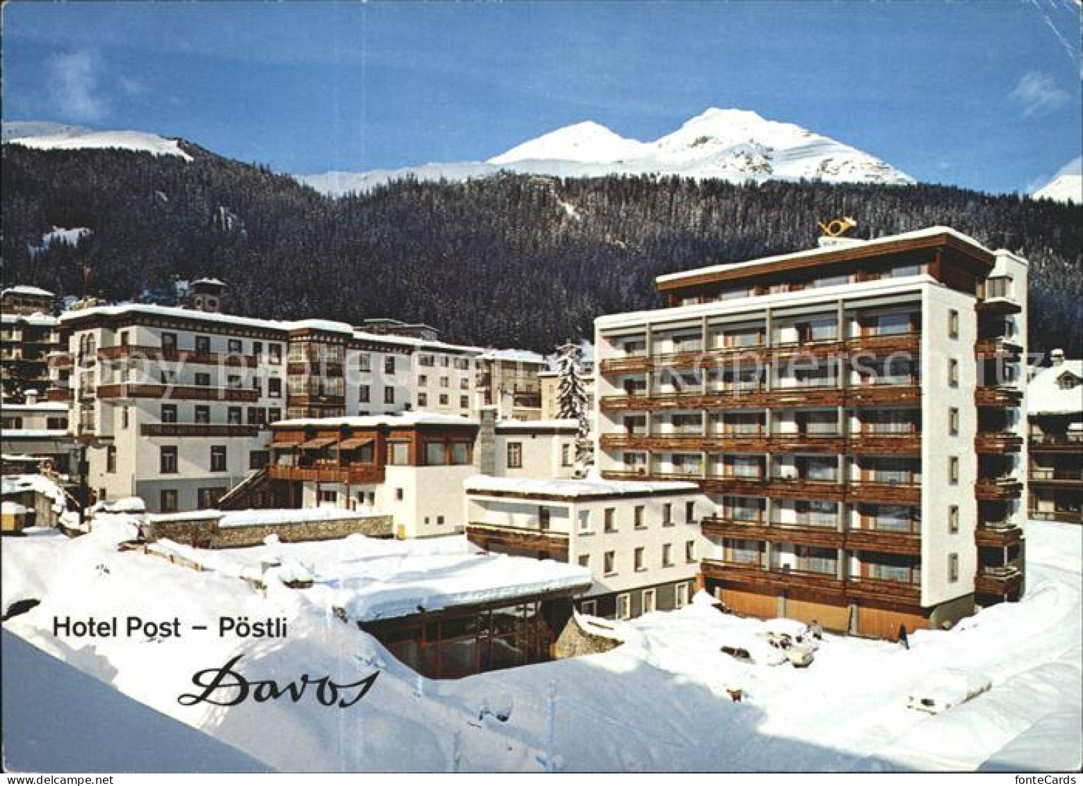 11891322 Davos Platz GR Hotel Post Poestli Garni Davos Platz - Autres & Non Classés