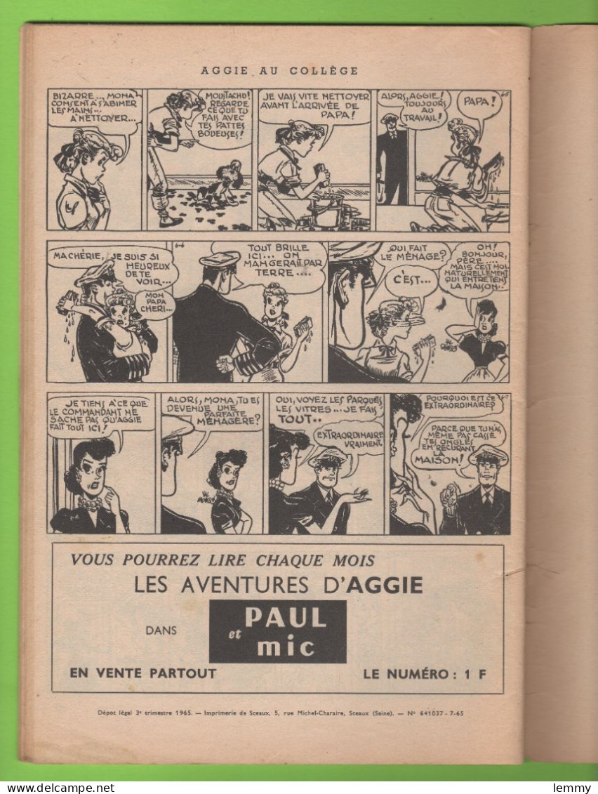 AGGIE AU COLLÈGE N° 7 - 1965 - - Aggie