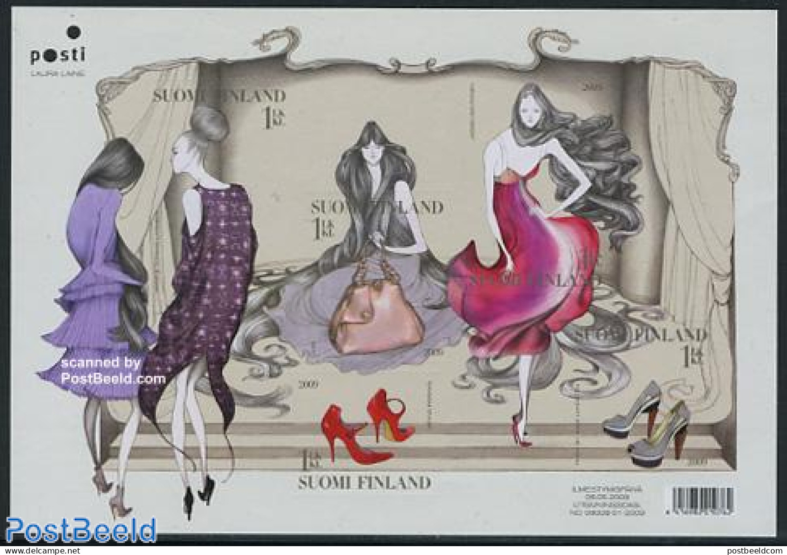 Finland 2009 Fashion 5v M/s, Mint NH, Art - Fashion - Hobby & Collectables Store - Collector Cadeau Shop - Fashion - Nuevos