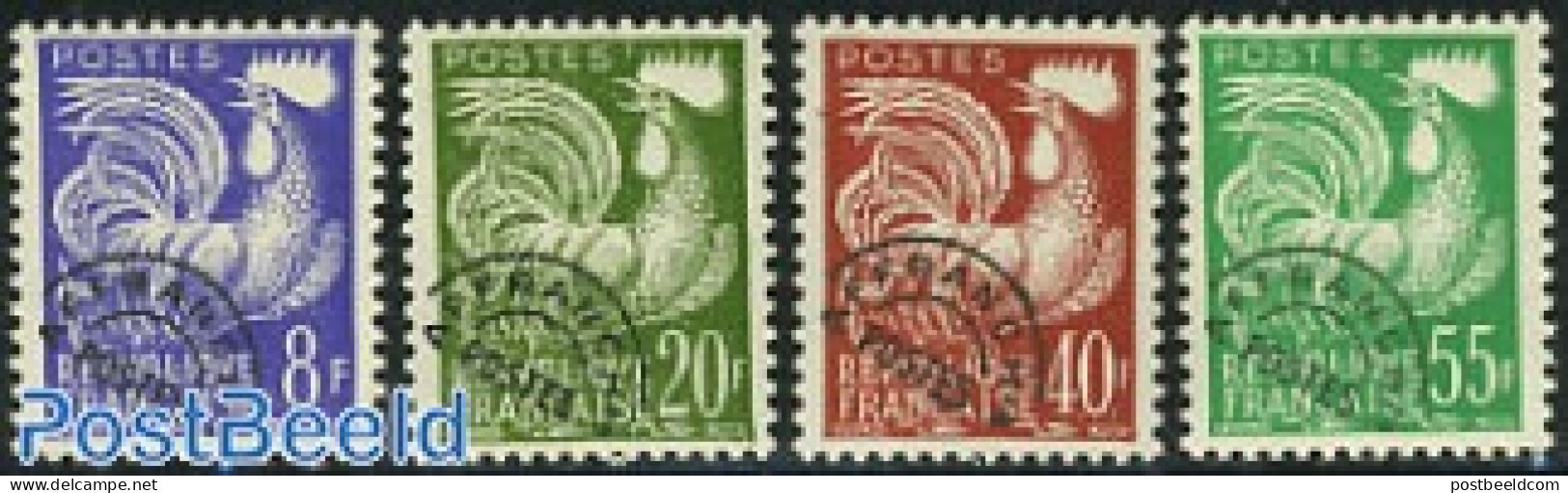 France 1959 Precancels 4v, Mint NH, Nature - Poultry - Unused Stamps