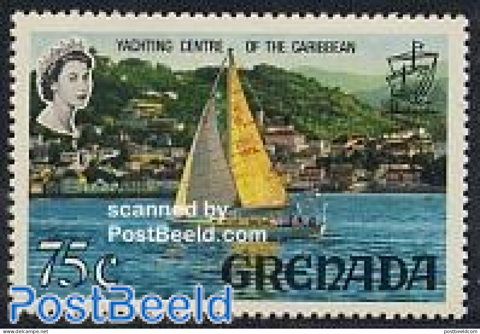 Grenada 1971 Definitive 1v, Mint NH, Transport - Ships And Boats - Barcos