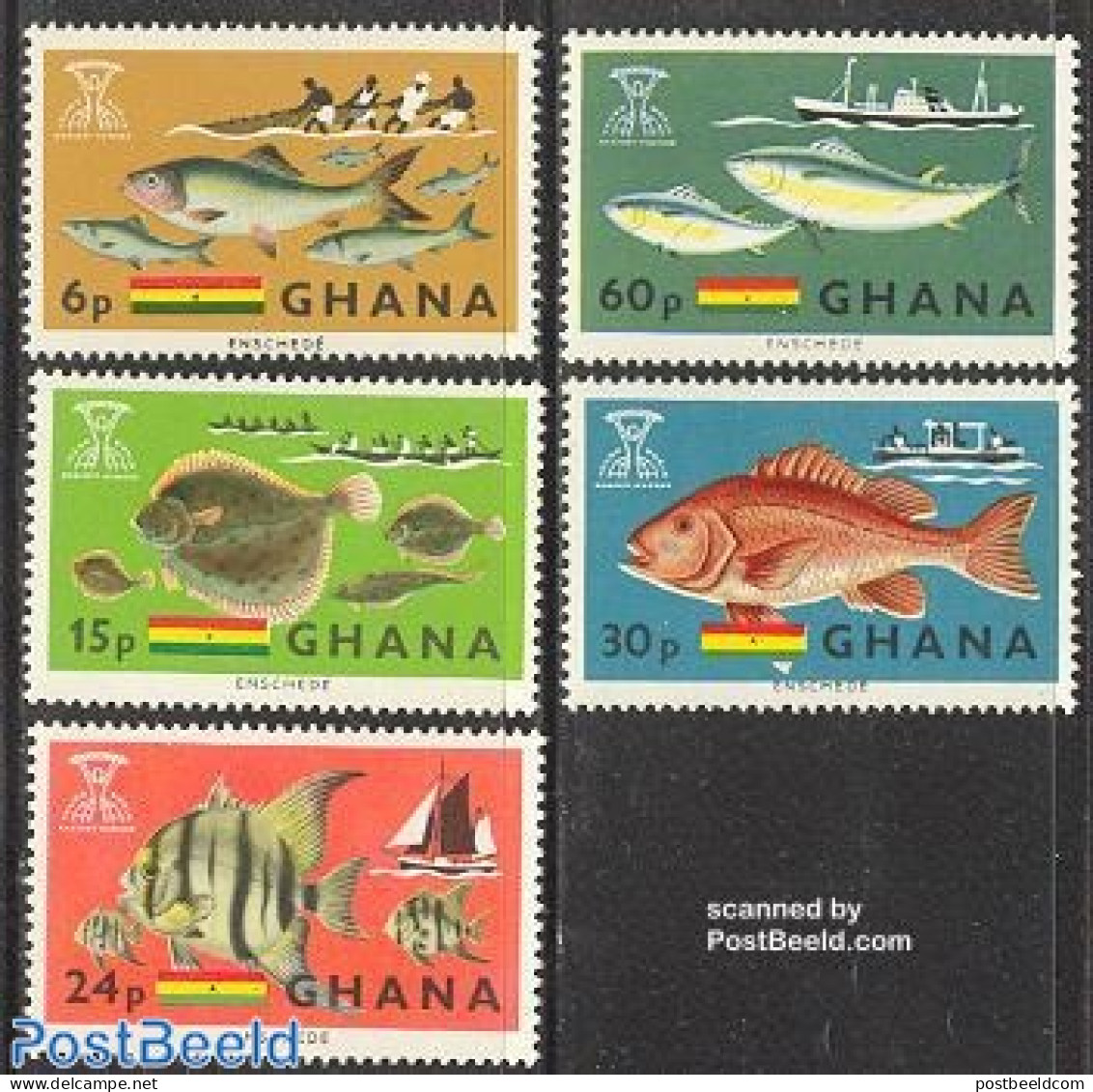 Ghana 1966 Freedom From Hunger 5v, Mint NH, Health - Nature - Transport - Food & Drink - Freedom From Hunger 1963 - Fi.. - Alimentación