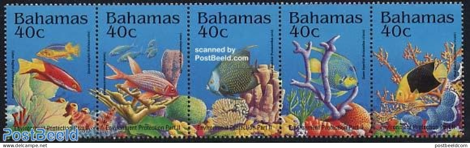 Bahamas 1994 Fish 5v [::::], Mint NH, Nature - Fish - Poissons
