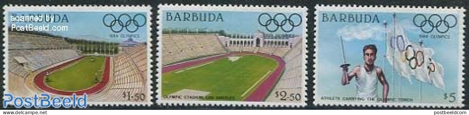 Barbuda 1984 Olympic Games 3v, Mint NH, Sport - Olympic Games - Barbuda (...-1981)