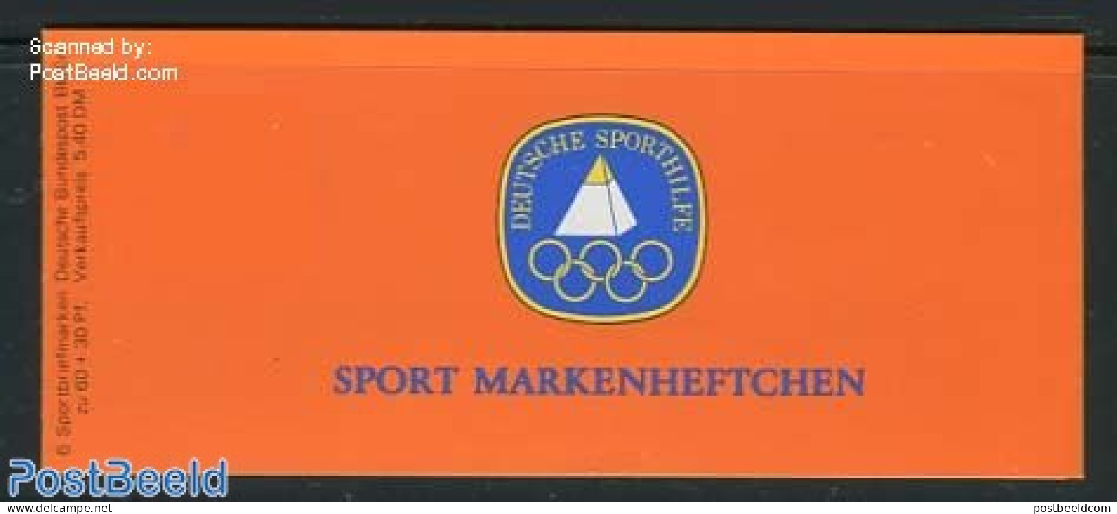 Germany, Berlin 1980 Sport Booklet, Mint NH, Sport - Sport (other And Mixed) - Weightlifting - Stamp Booklets - Unused Stamps