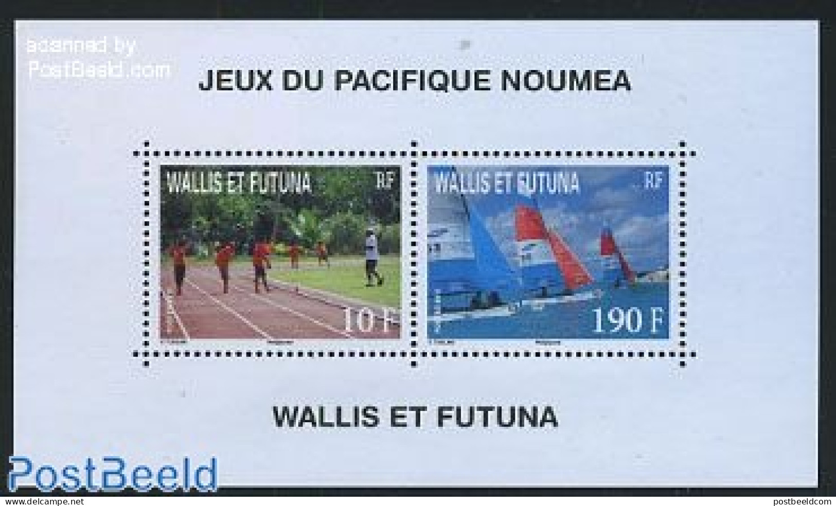 Wallis & Futuna 2011 Pacific Games Noumea S/s, Mint NH, Sport - Transport - Sailing - Sport (other And Mixed) - Ships .. - Zeilen