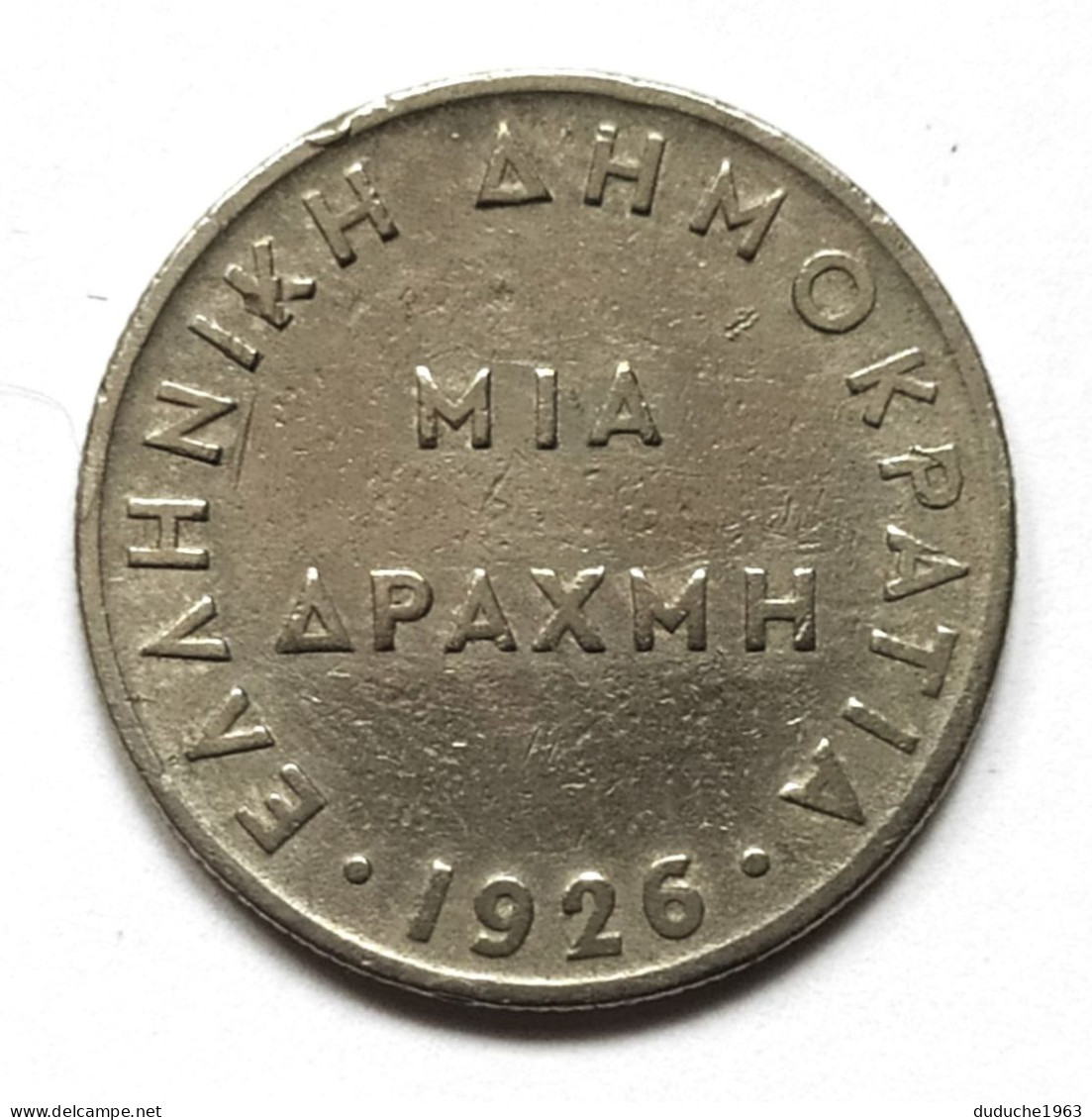 Grèce - 1 Drachme 1926 - Grecia