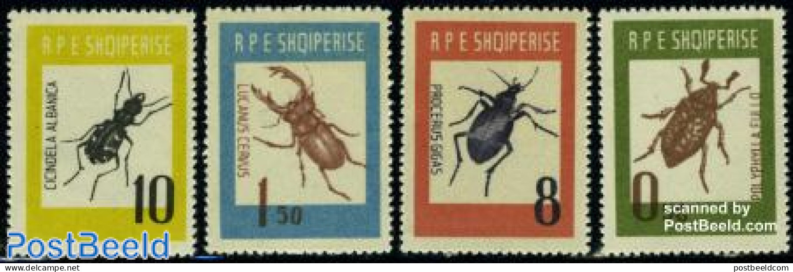 Albania 1963 Insects 4v, Mint NH, Nature - Insects - Albanien