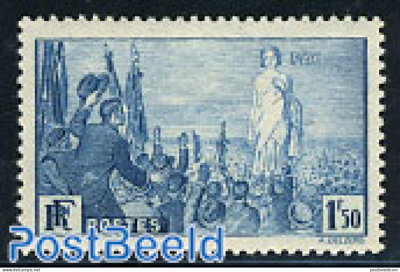 France 1936 Peace Propaganda 1v, Unused (hinged), History - Peace - Ongebruikt