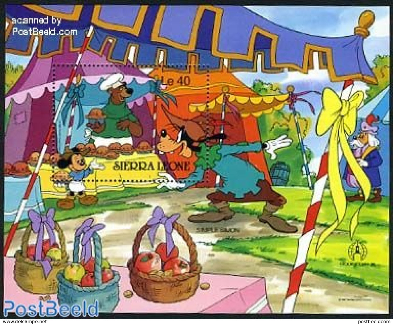 Sierra Leone 1986 Stockholmia, Disney S/s, Goofy, Mint NH, Art - Disney - Disney