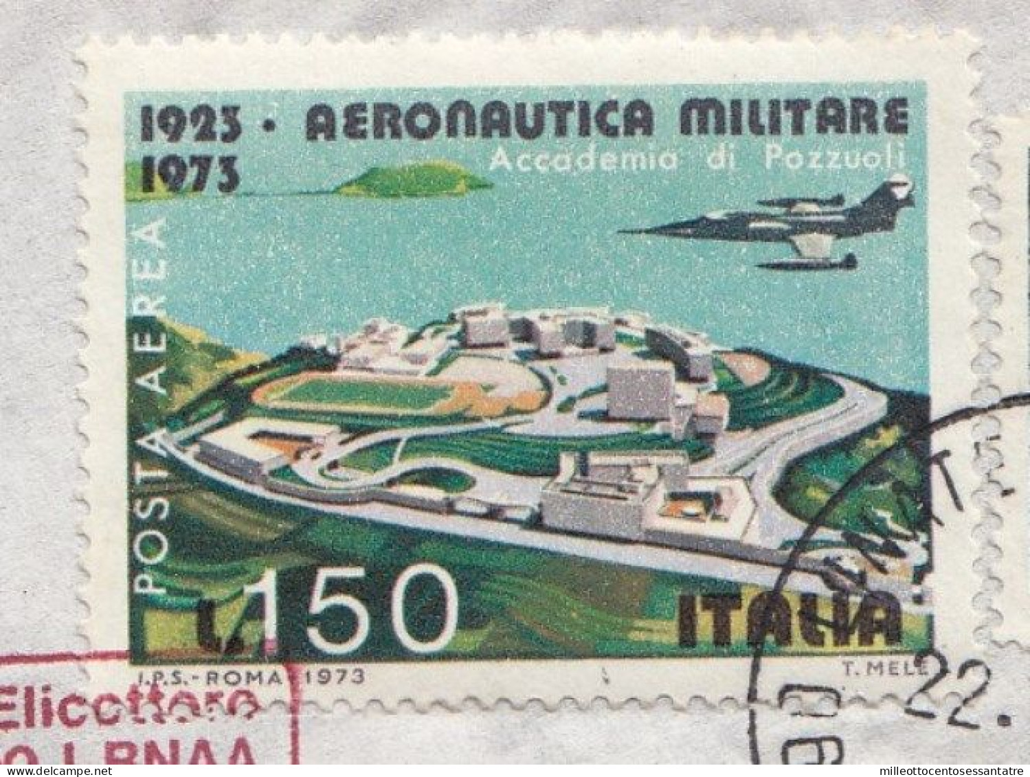 1562  - REPUBBLICA - Busta Del 1977 Da Linate A S.Giuliano M.se - CENTENARIO DEL 1° DECOLLO VERTICALE - - 1971-80: Storia Postale