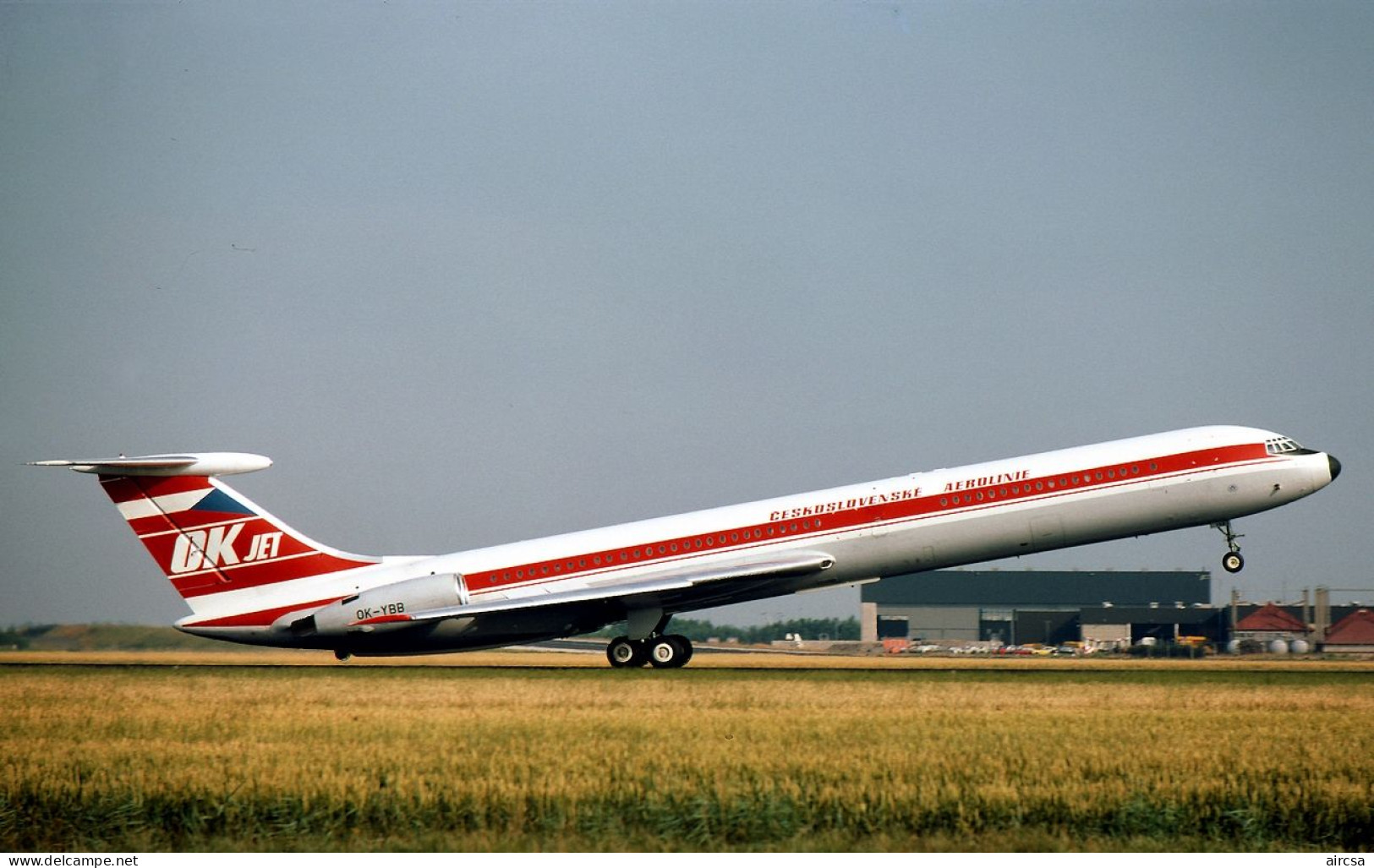 Aviation Postcard-WGA-1505 CSA Ceskoslovenské Aerolinie Ilyushin IL-62 - 1946-....: Modern Tijdperk