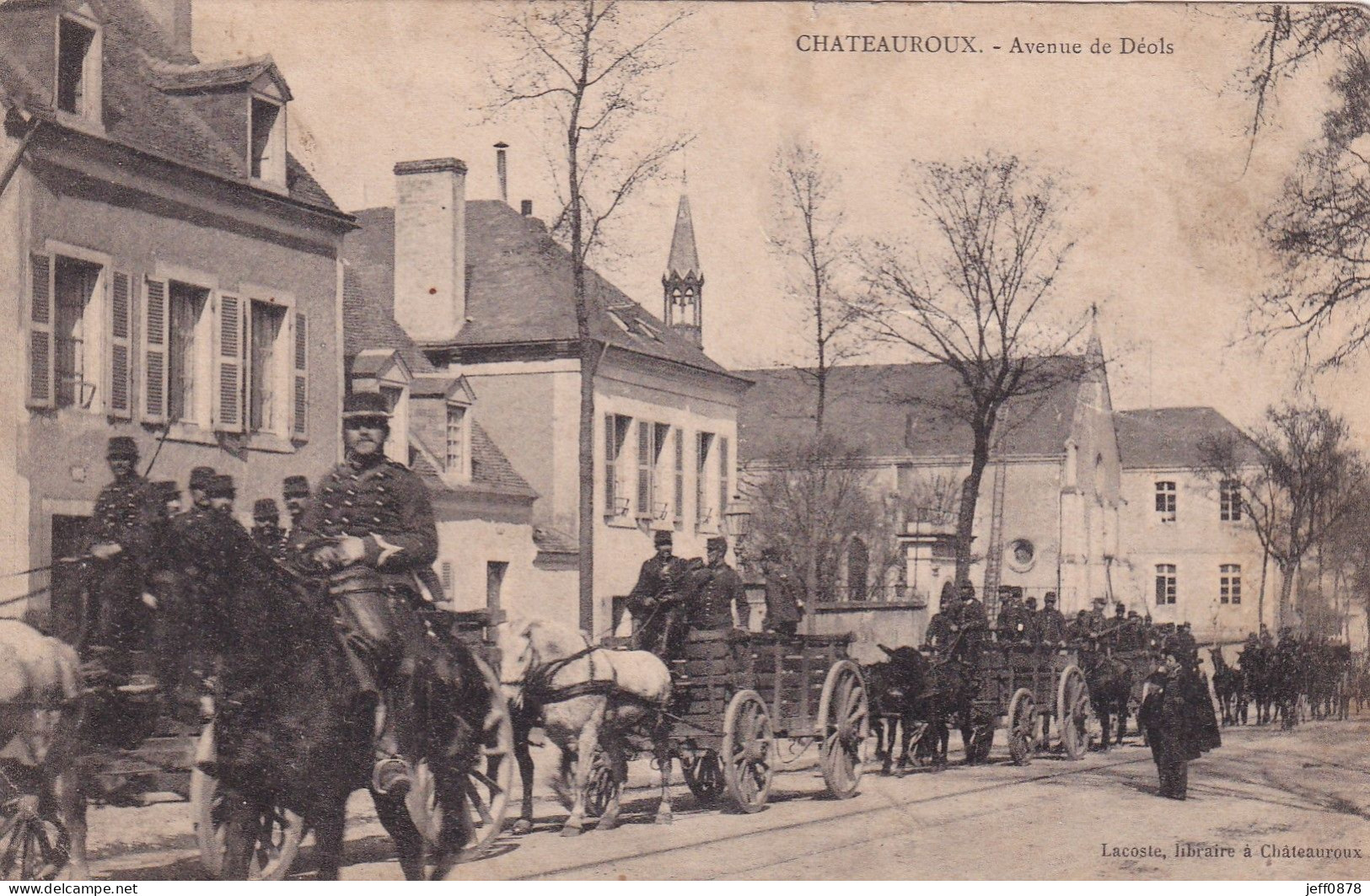 36 - INDRE - CHATEAUROUX - Avenue De Deols - 1909 - Très Bon état - Chateauroux