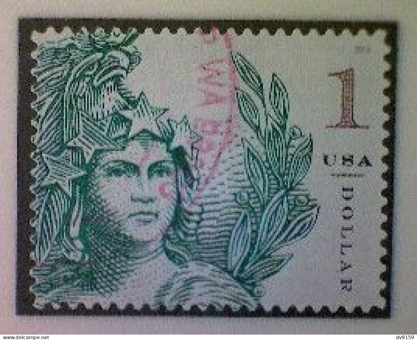 United States, Scott #5295, Used(o), 2018, Statue Of Freedom, $1.00, Emerald - Gebruikt