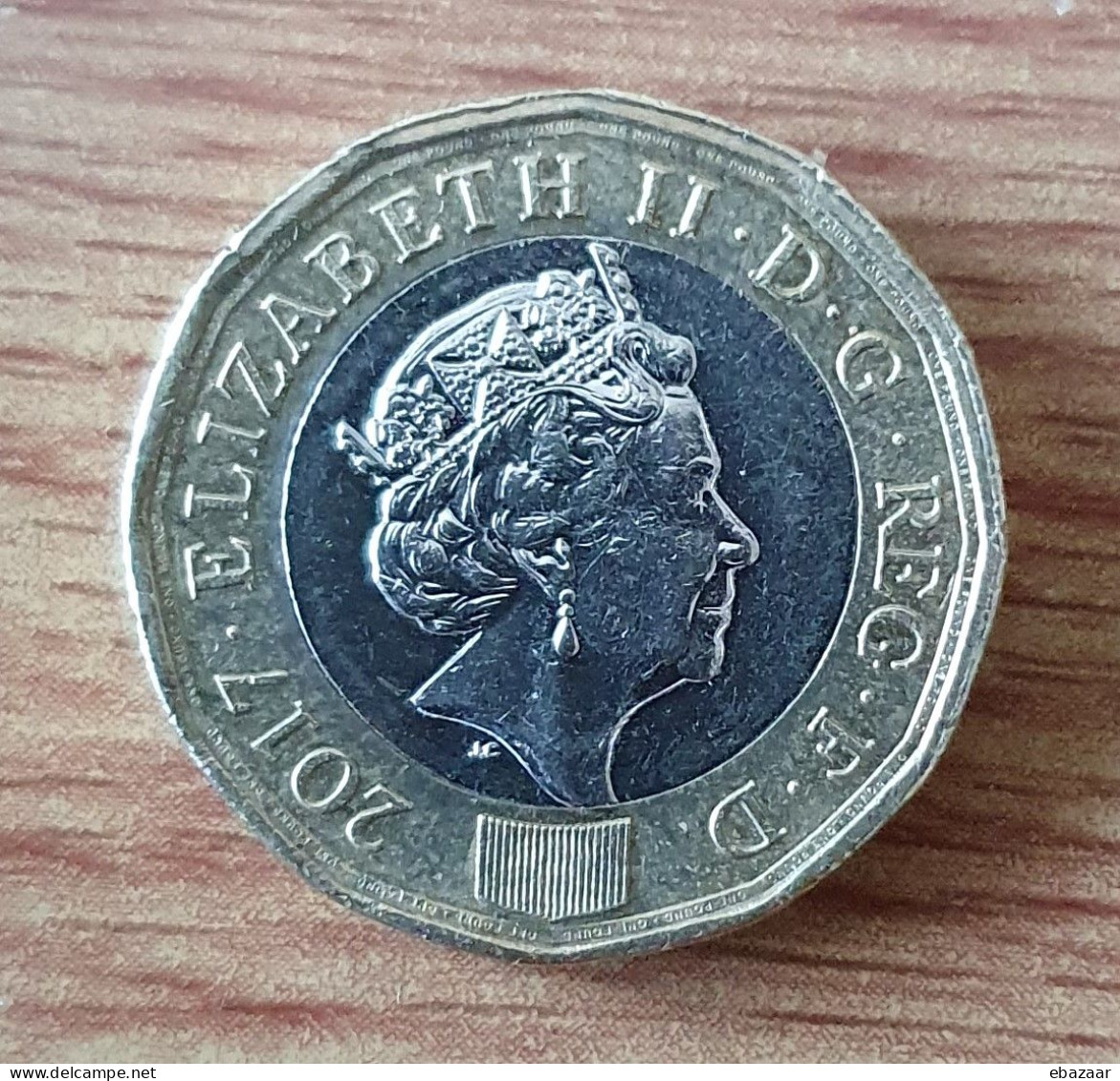 Great Britain 2017 United Kingdom Of England H.M. Queen Elizabeth II - One Pound Coin UK - 1 Pound