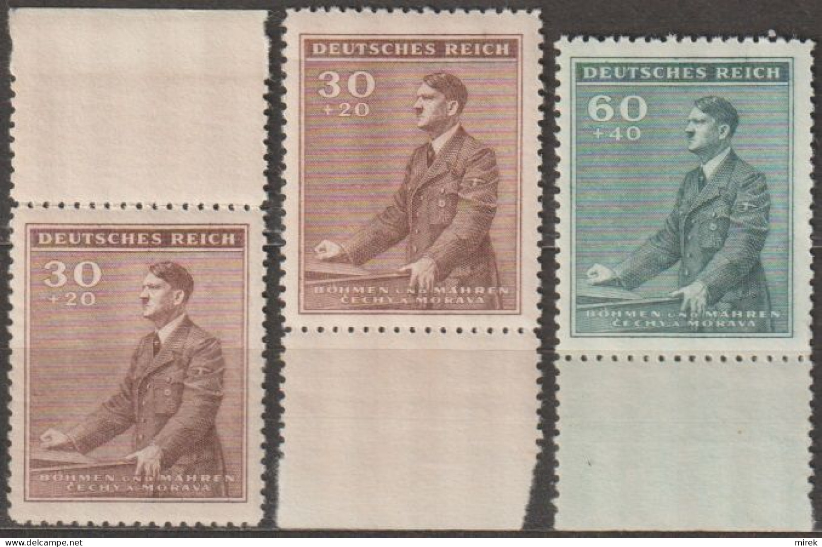 03/ Pof. 74-75, Border Stamps - Unused Stamps