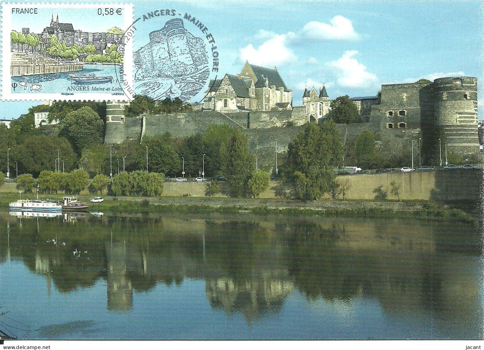 30813 - Carte Maximum - France - Angers - Cathedrale Chateau Et Loire - 2010-2019