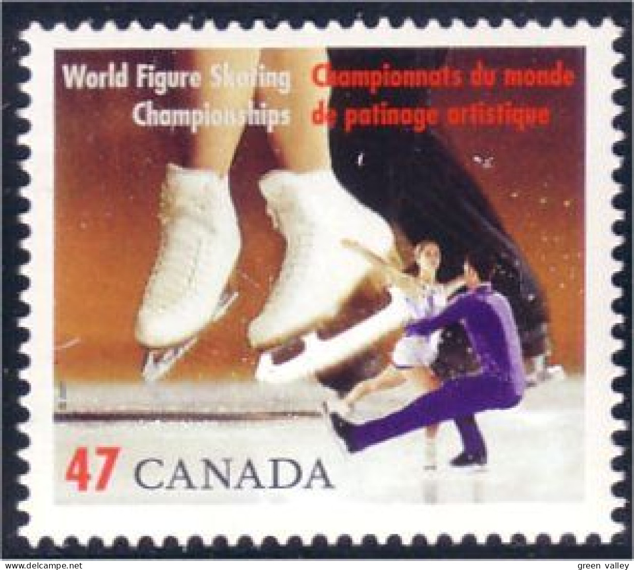 Canada Figure Skating Patinage Artistique Couple MNH ** Neuf SC (C18-97b) - Figure Skating