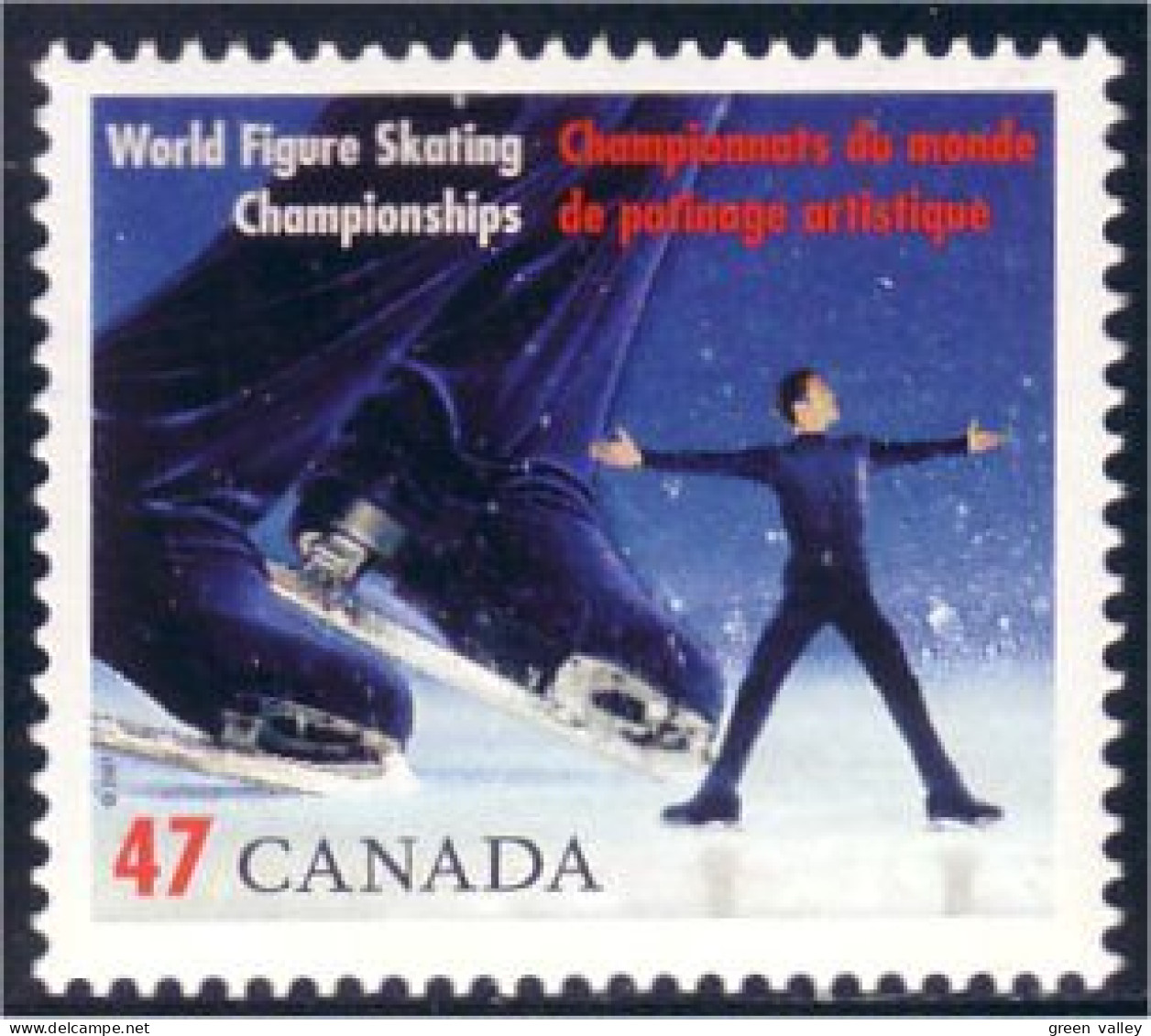 Canada Figure Skating Patinage Artistique MNH ** Neuf SC (C18-98a) - Unused Stamps