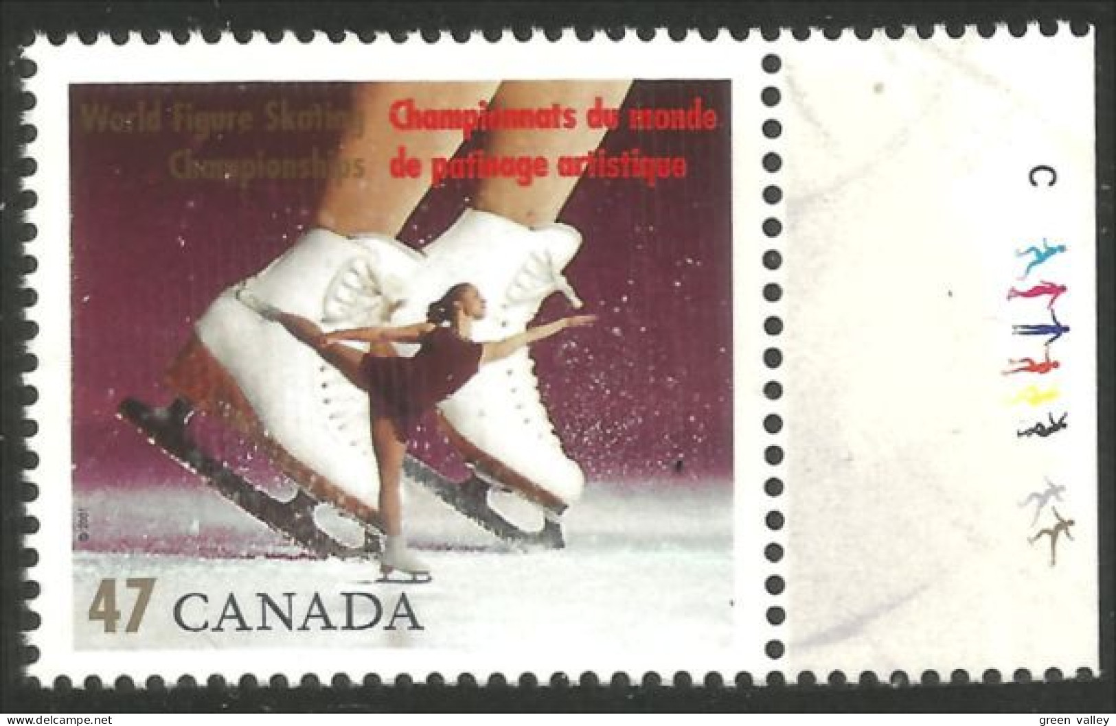 Canada Figure Skating Patinage Artistique MNH ** Neuf SC (C18-99dc) - Nuovi