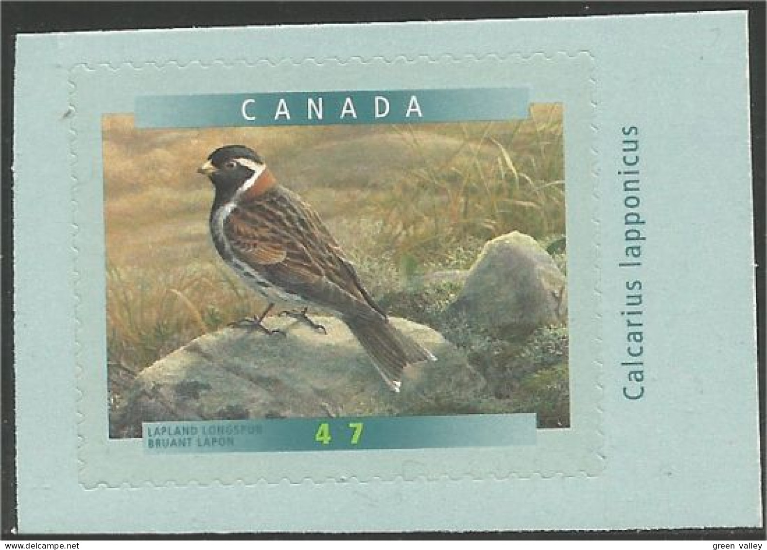 Canada Longspur Bruant Lapon MNH ** Neuf SC (C18-93da) - Unused Stamps