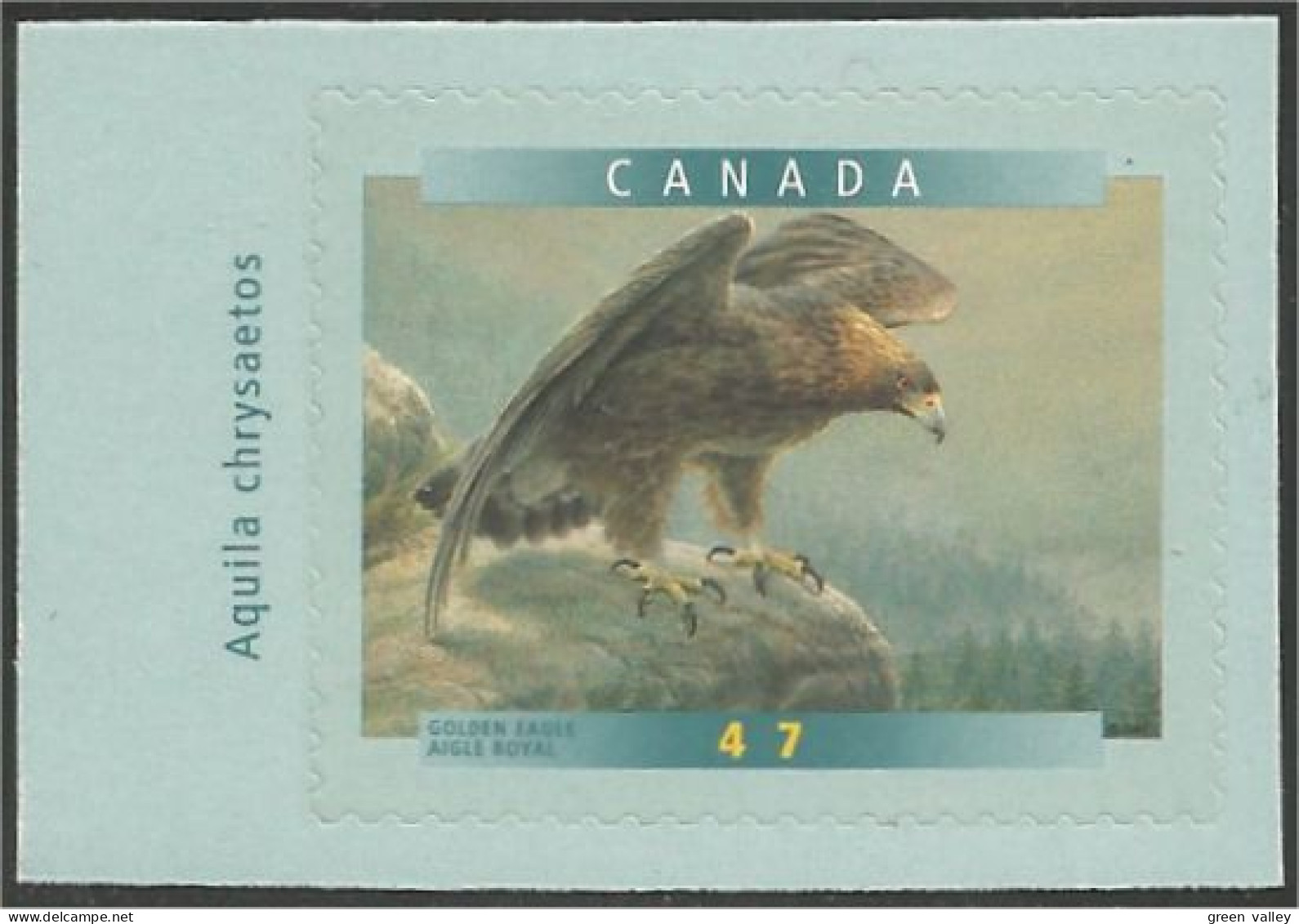 Canada Aigle Royal Golden Eagle MNH ** Neuf SC (C18-90gb) - Arends & Roofvogels