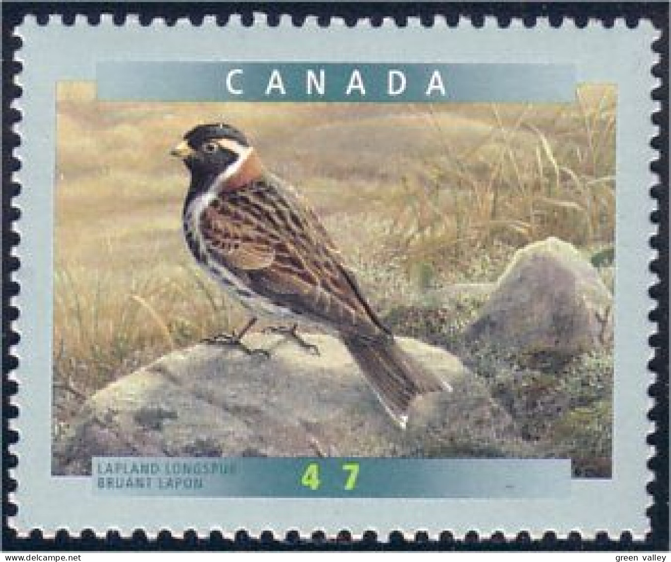 Canada Longspur Bruant Lapon MNH ** Neuf SC (C18-89b) - Eagles & Birds Of Prey