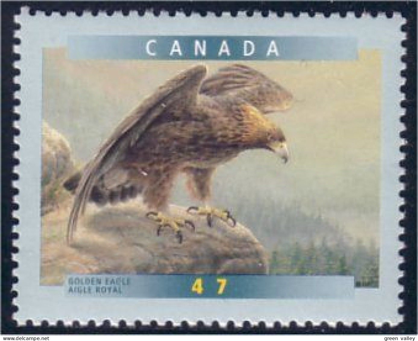 Canada Aigle Royal Golden Eagle MNH ** Neuf SC (C18-86b) - Eagles & Birds Of Prey