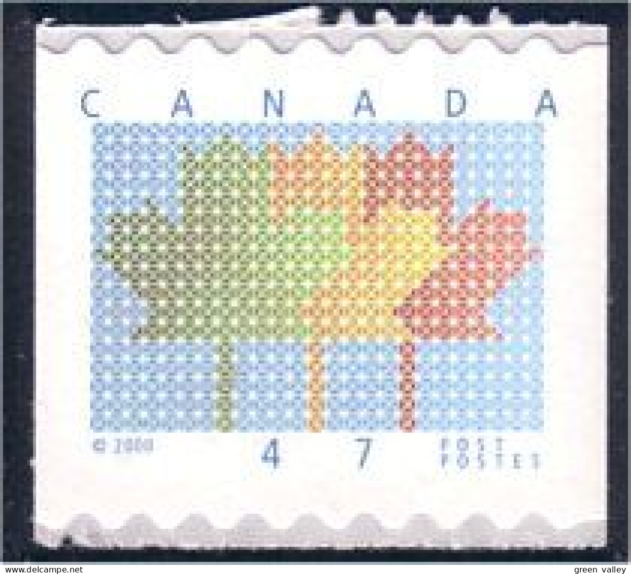 Canada Adhesive Feuille Erable Maple Leaf 47c MNH ** Neuf SC (C18-78) - Nuovi