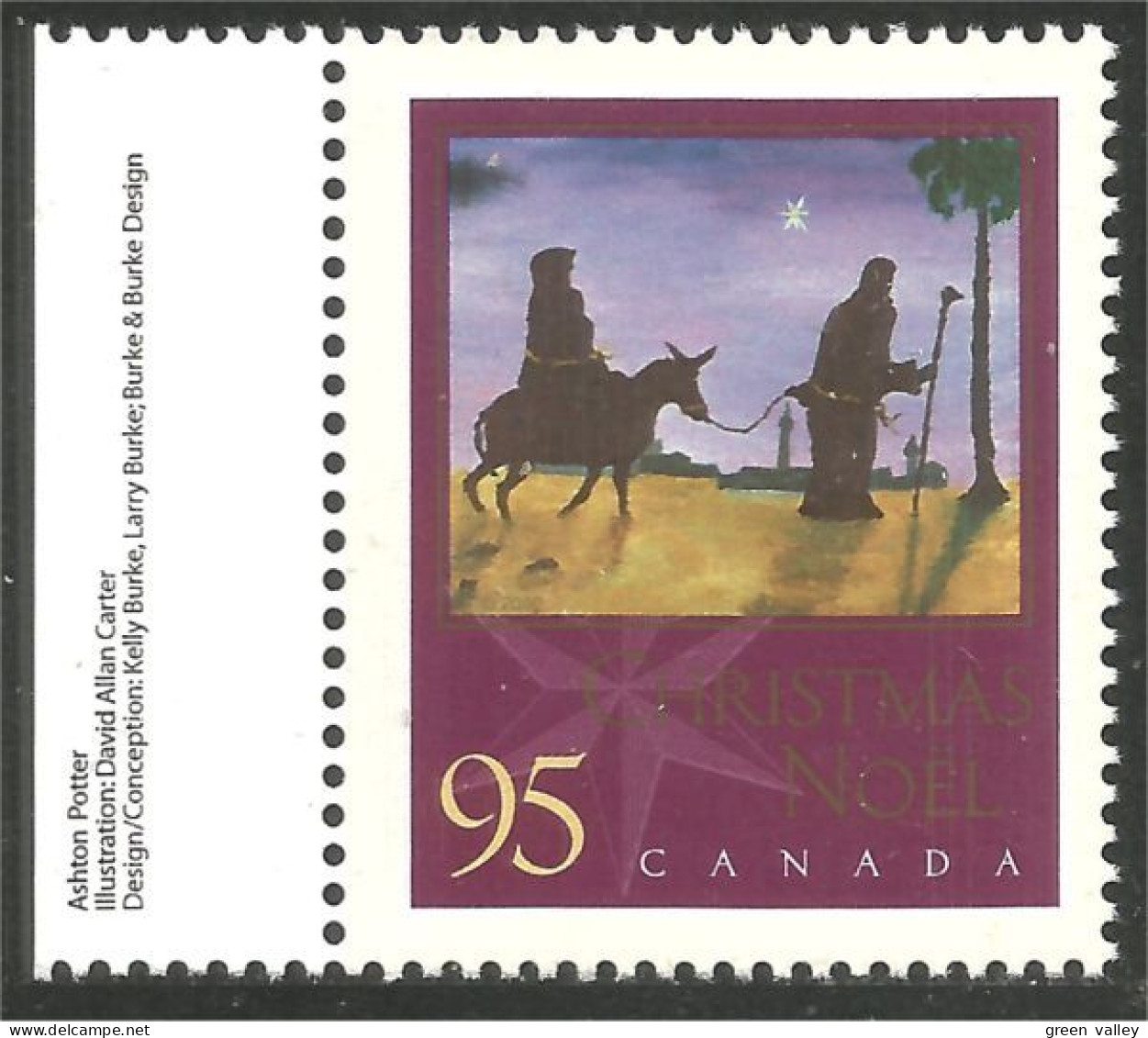 Canada Noel Fuite Egypte Flight Egypt Christmas MNH ** Neuf SC (C18-75gt) - Unused Stamps