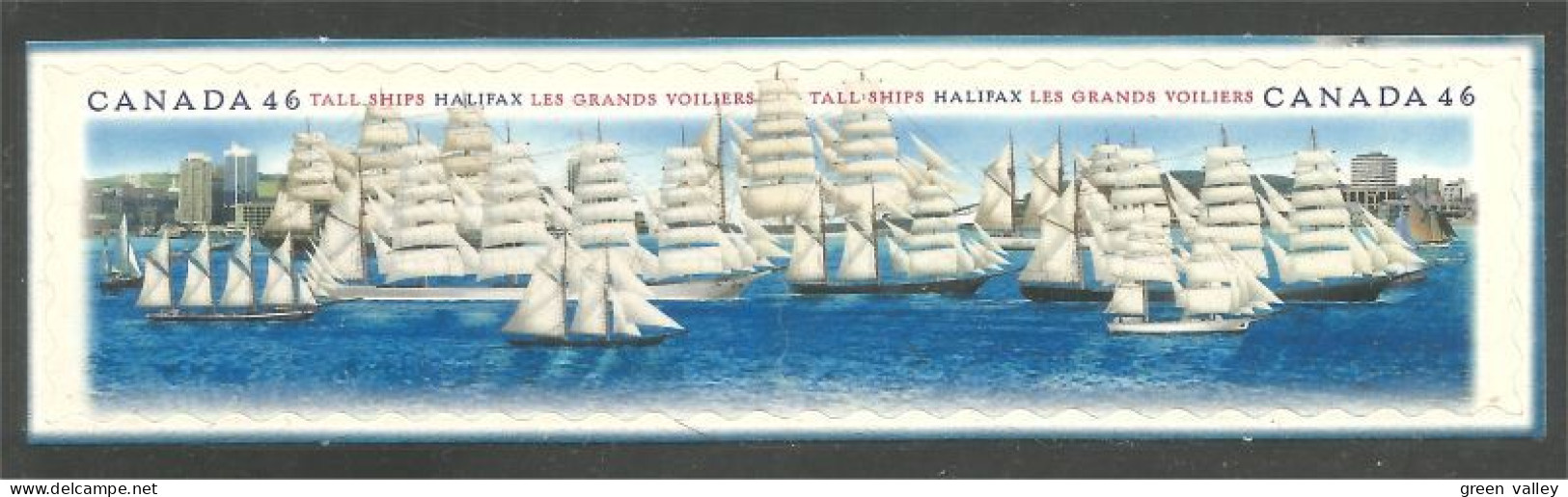 Canada Voilier Bateau Tall Ship Schiff Annual Collection Annuelle MNH ** Neuf SC (C18-65ab) - Barcos