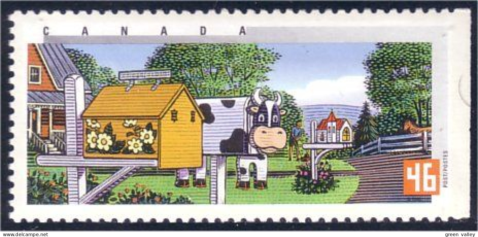 Canada Boite Lettres Mailbox Vache Cow MNH ** Neuf SC (C18-50b) - Ferme