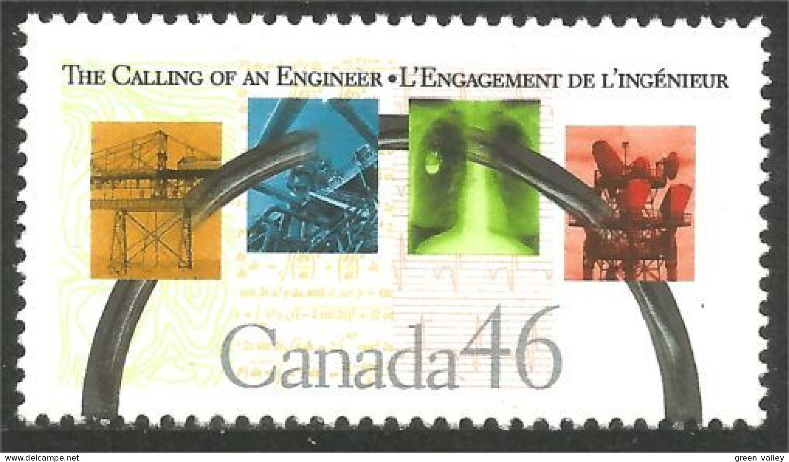 Canada Engineer Ingénieur MNH ** Neuf SC (C18-48a) - Unused Stamps