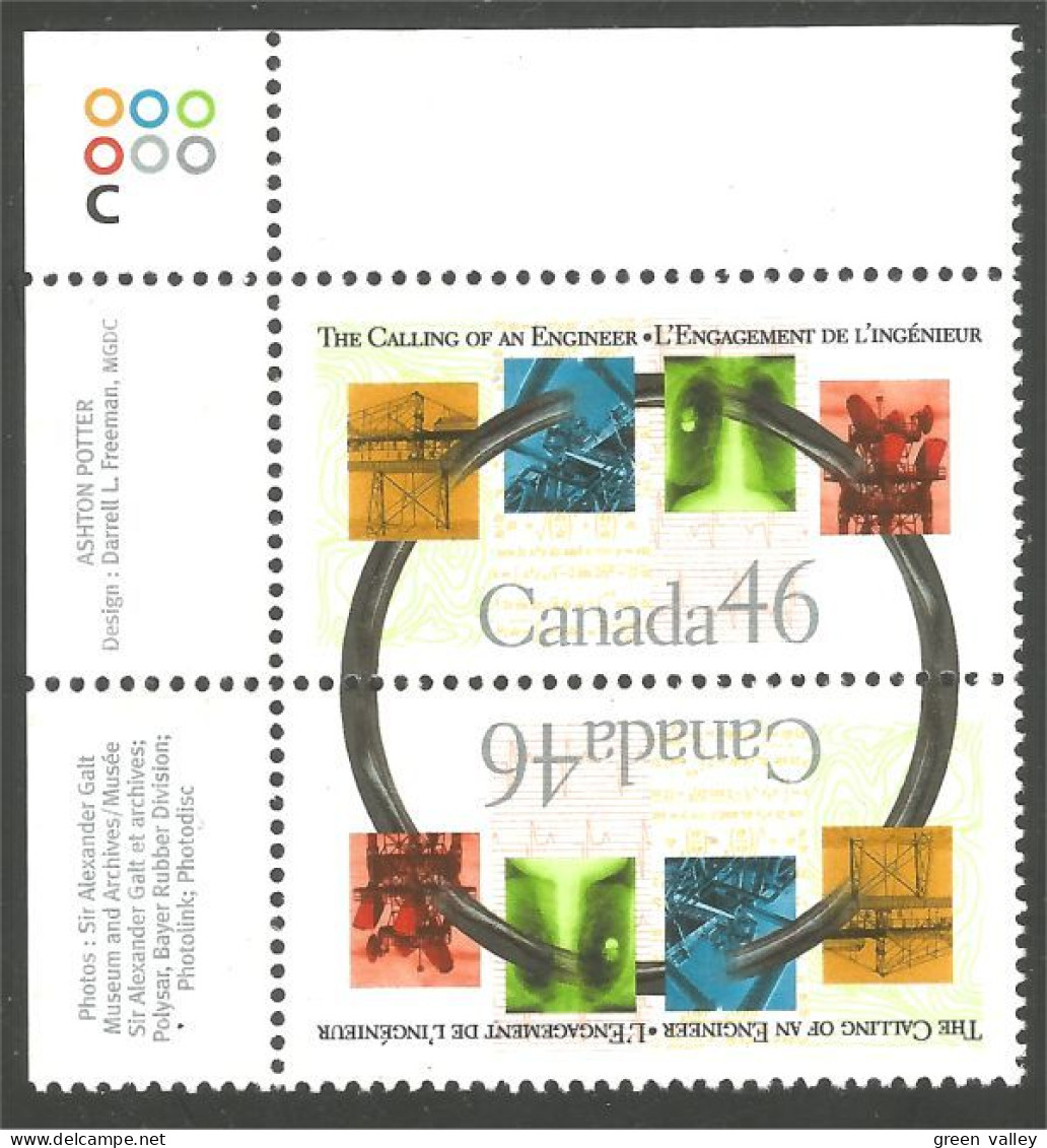 Canada Engineer Ingénieur MNH ** Neuf SC (C18-48aul) - Unused Stamps