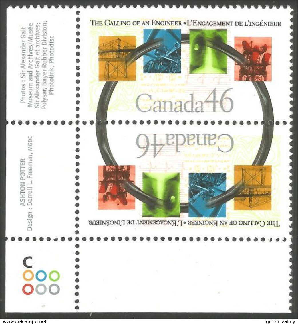 Canada Engineer Ingénieur MNH ** Neuf SC (C18-48all) - Unused Stamps