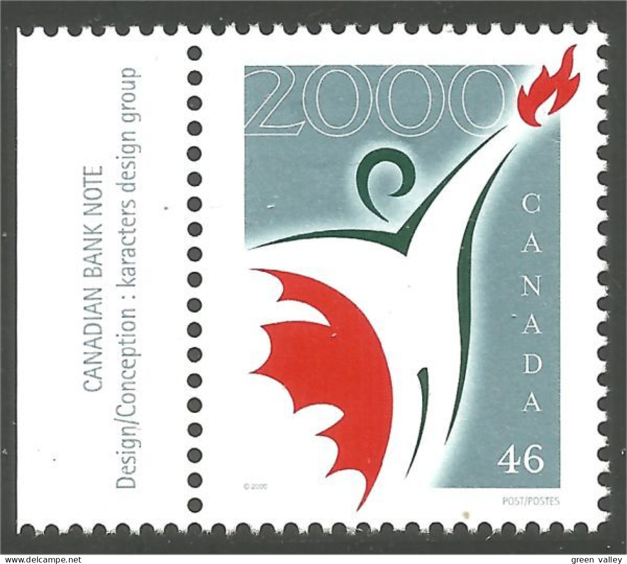 Canada Millenium Millénaire MNH ** Neuf SC (C18-35gt) - Unused Stamps