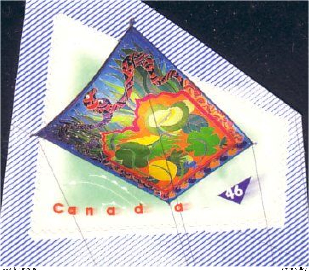 Canada Cerf-volant Trapeze Kite MNH ** Neuf SC (C18-11ba) - Andere & Zonder Classificatie