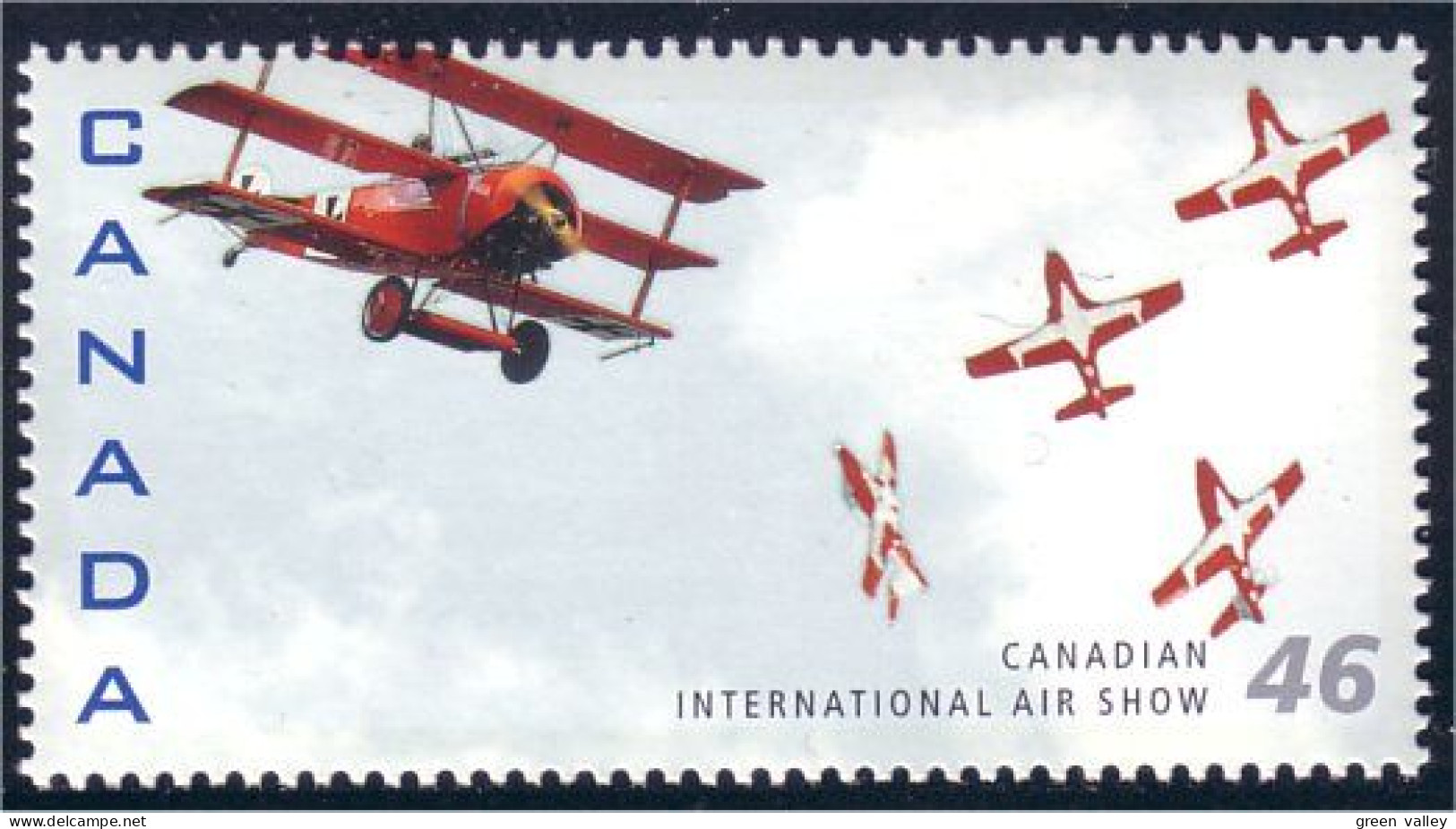 Canada Avion Airplane Flugzeug Aereo Fokker DR-1 MNH ** Neuf SC (C18-07a) - Ungebraucht