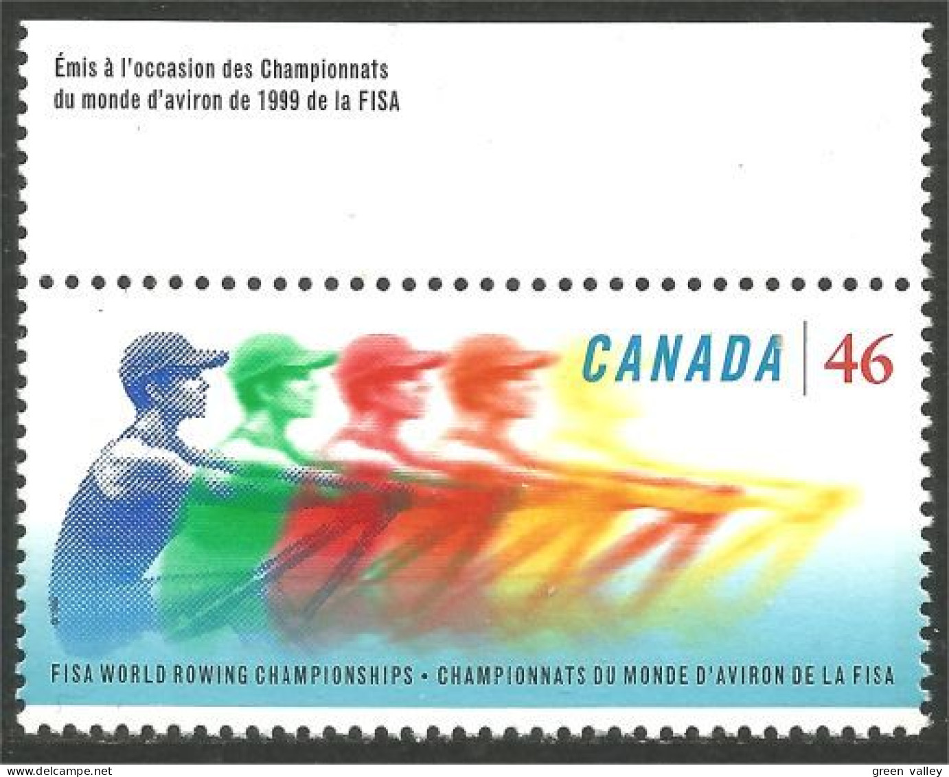 Canada Aviron Rowing Bateau Boat MNH ** Neuf SC (C18-05hl) - Unused Stamps