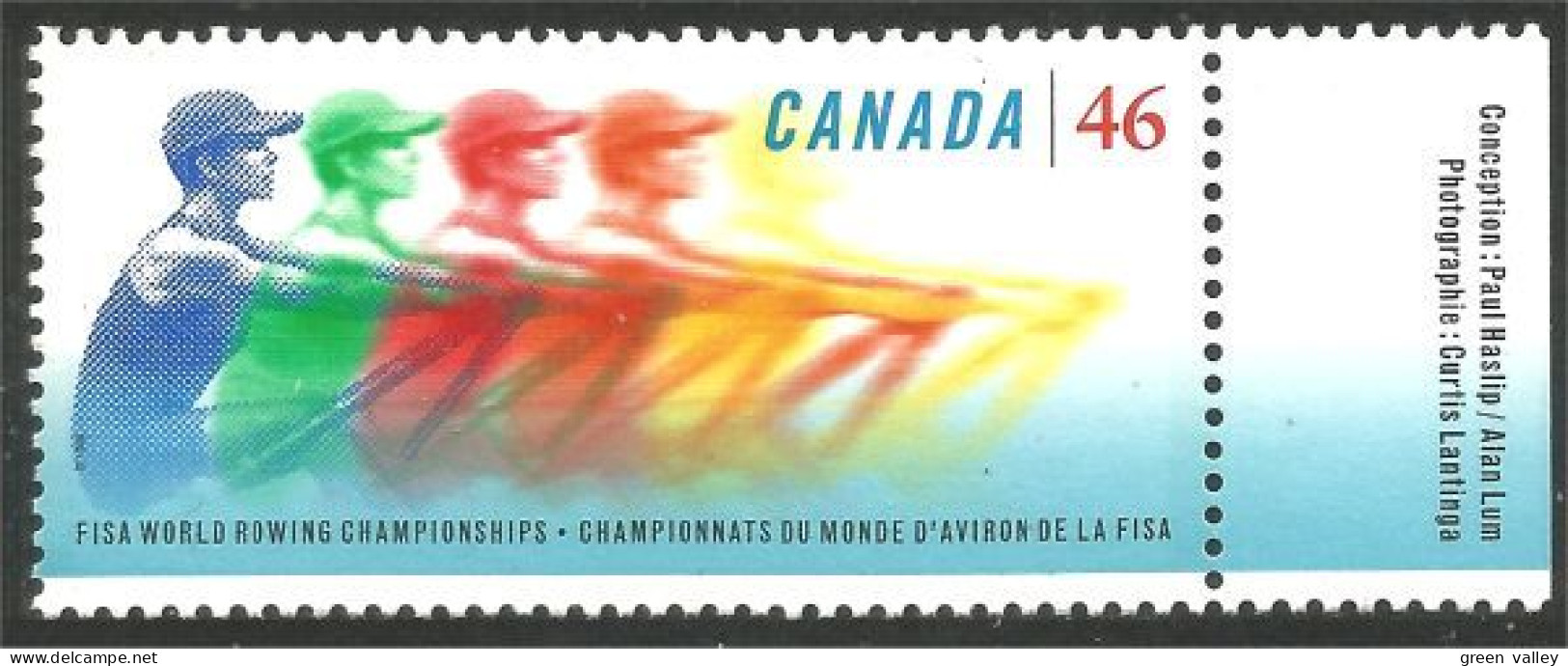 Canada Aviron Rowing Bateau Boat MNH ** Neuf SC (C18-05dl) - Unused Stamps
