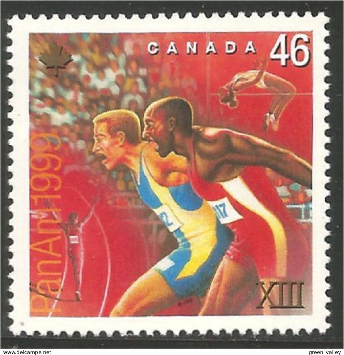 Canada Running Course Athlétisme Saut Hauteur High Jump MNH ** Neuf SC (C18-01a) - Unused Stamps