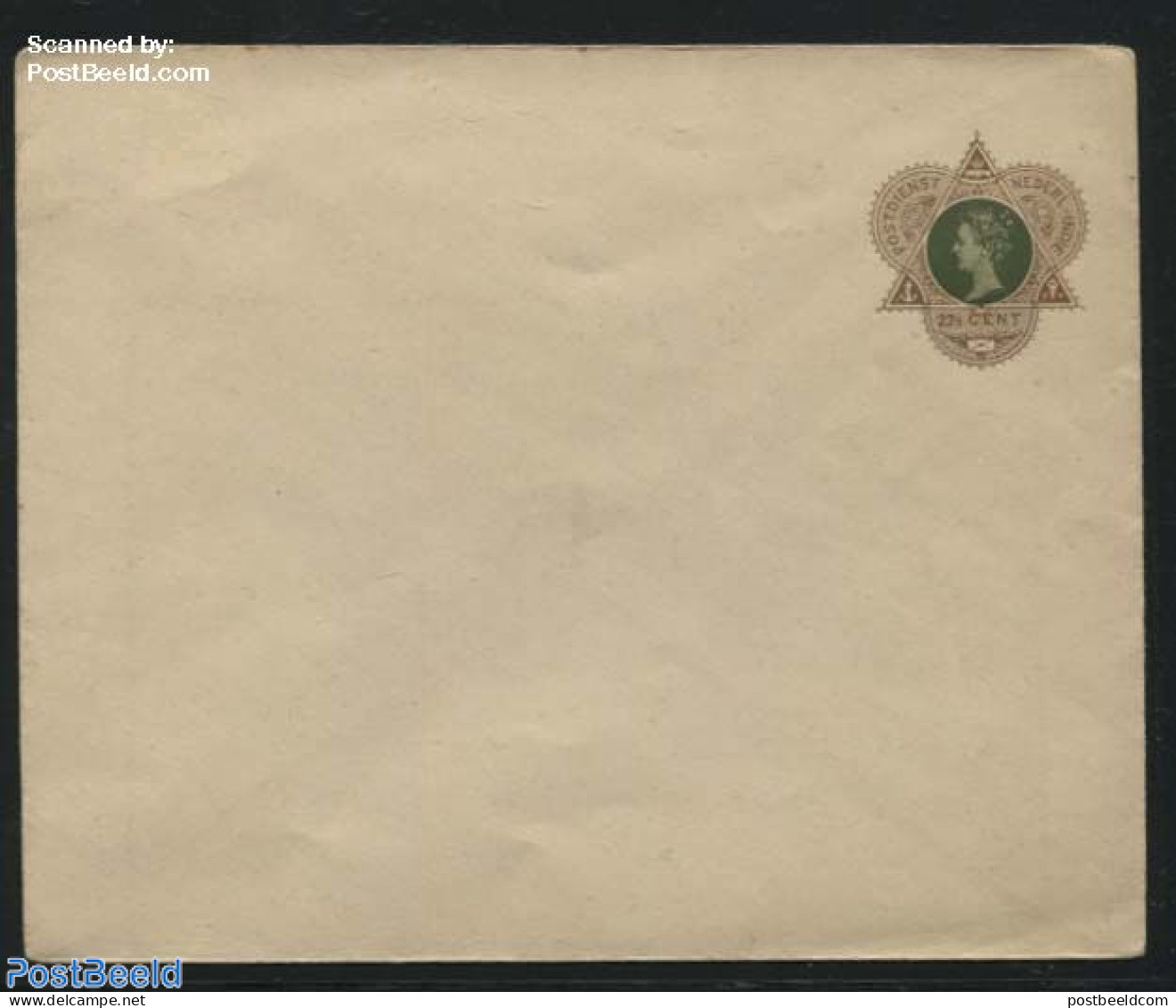 Netherlands Indies 1911 Envelope 22.5c, Unused Postal Stationary - Other & Unclassified