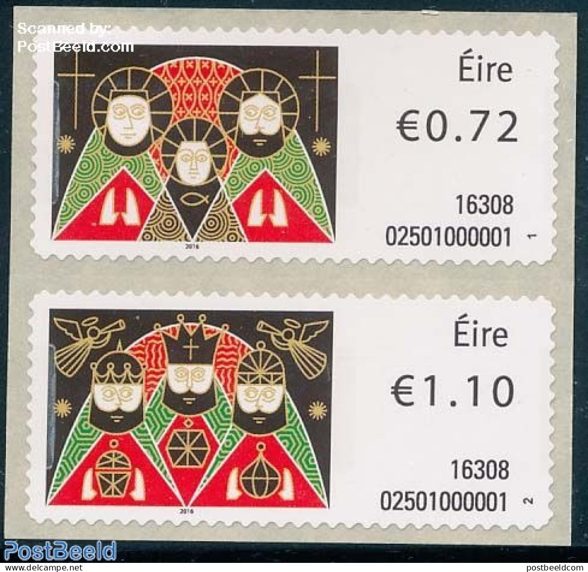 Ireland 2016 Christmas 2v S-a, Mint NH, Religion - Christmas - Ungebraucht