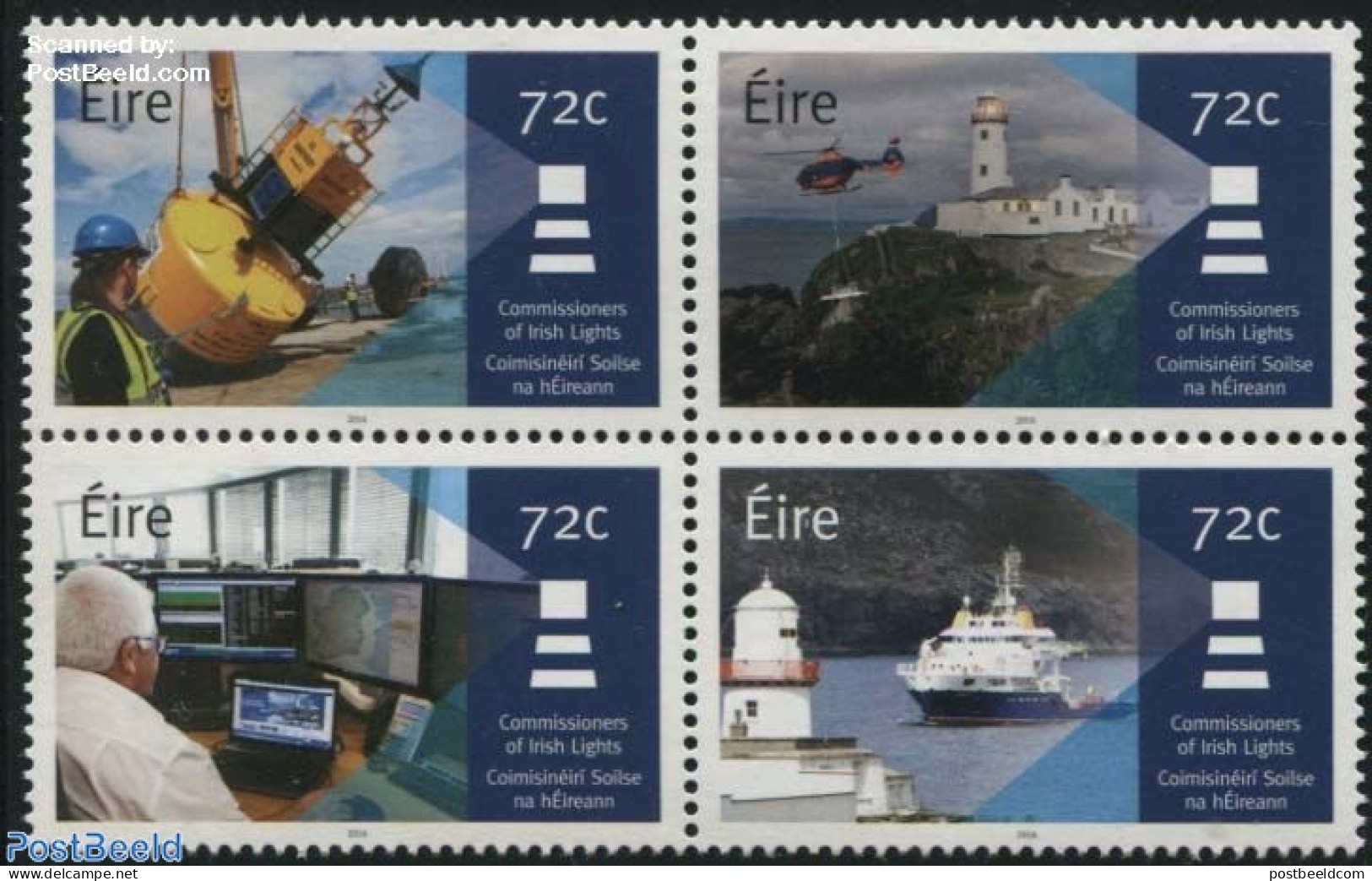 Ireland 2016 Commissioners Of Irish Lights 4v [+], Mint NH, Transport - Various - Helicopters - Ships And Boats - Ligh.. - Ongebruikt