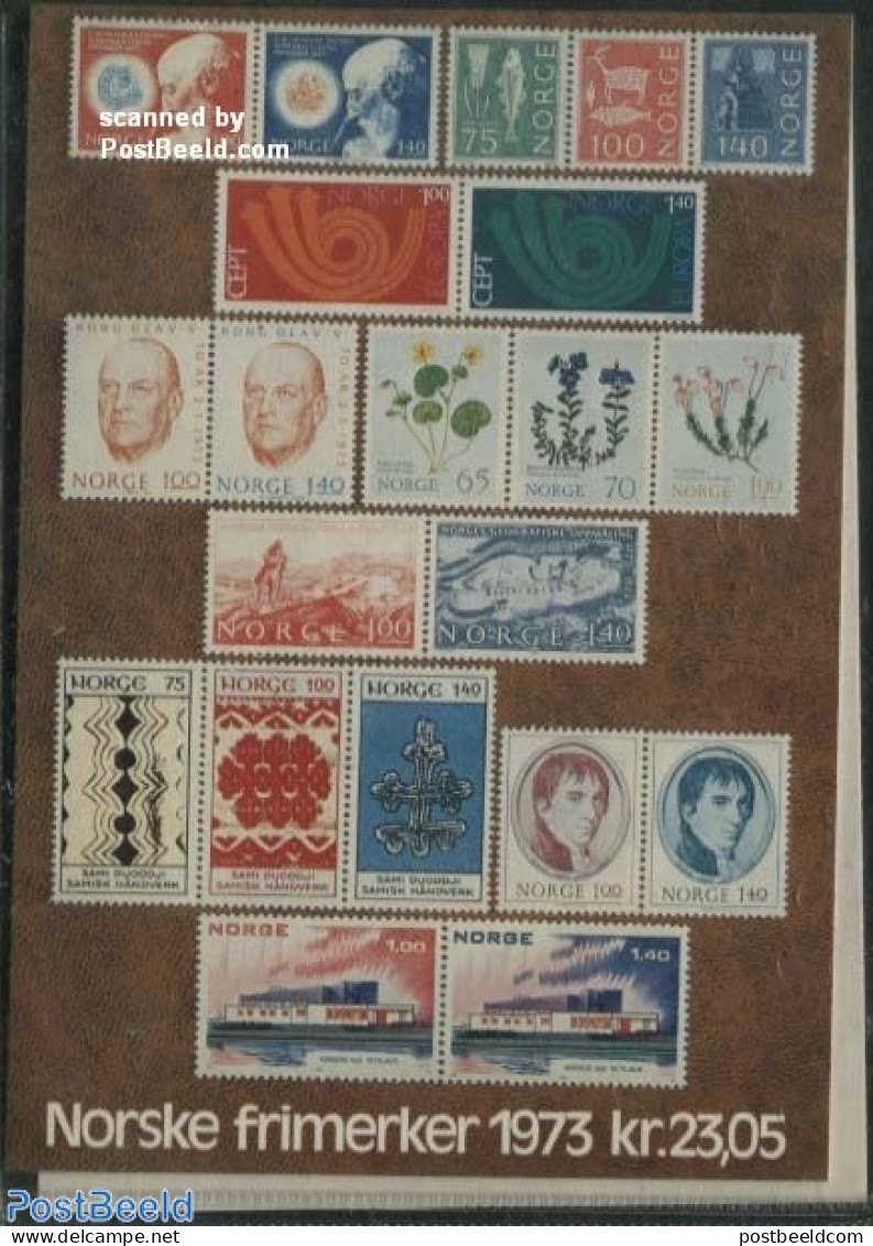 Norway 1973 Official Yearset 1973, Mint NH, Yearsets (by Country) - Unused Stamps